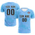 Custom Light Blue Powder Blue Training Uniform Soccer Sets Jersey