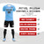 Custom Light Blue Powder Blue Training Uniform Soccer Sets Jersey