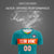 Custom Aqua Orange Casual Printing Sportswear Soccer Sets Jersey