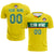 Custom Gold01 Kelly Green Casual Printing Sportswear Soccer Sets Jersey