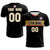 Custom Black Old Gold Casual Printing Sportswear Soccer Sets Jersey