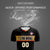 Custom Black Old Gold Casual Printing Sportswear Soccer Sets Jersey