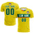 Custom Gold01 Kelly Green Casual Printing Sportswear Soccer Sets Jersey