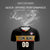 Custom Black Old Gold Casual Printing Sportswear Soccer Sets Jersey