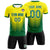 Custom Gold01 Kelly Green Sport Soccer Sets Jersey