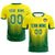 Custom Gold01 Kelly Green Sport Soccer Sets Jersey