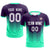 Custom Dark Purple Bright Green Sport Soccer Sets Jersey