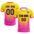 Custom Yellow Pink Sport Soccer Sets Jersey