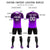 Custom Dark Purple Purple Sport Soccer Sets Jersey