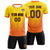 Custom Yellow Orange Sport Soccer Sets Jersey