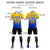 Custom Yellow Royal Blue Sport Soccer Sets Jersey