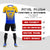 Custom Yellow Royal Blue Sport Soccer Sets Jersey