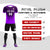 Custom Dark Purple Purple Sport Soccer Sets Jersey