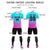 Custom Bright Green Pink Sport Soccer Sets Jersey