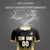 Custom Black Old Gold Sport Soccer Sets Jersey