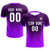 Custom Dark Purple Purple Sport Soccer Sets Jersey