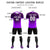 Custom Dark Purple Purple Sport Soccer Sets Jersey