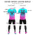 Custom Bright Green Pink Sport Soccer Sets Jersey