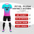 Custom Bright Green Pink Sport Soccer Sets Jersey