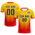 Custom Gold01 Red Sport Soccer Sets Jersey