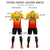 Custom Gold01 Red Sport Soccer Sets Jersey