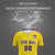 Custom Yellow Purple Outdoor Sport Soccer Sets Jersey