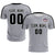 Custom Gray Black Outdoor Sport Soccer Sets Jersey