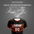 Custom Black Orange Men Uniform Soccer Sets Jersey