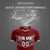 Custom Crimson Gray Men Uniform Soccer Sets Jersey