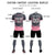 Custom Gray Light Pink Men Uniform Soccer Sets Jersey