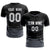 Custom Black Gray Men Uniform Soccer Sets Jersey