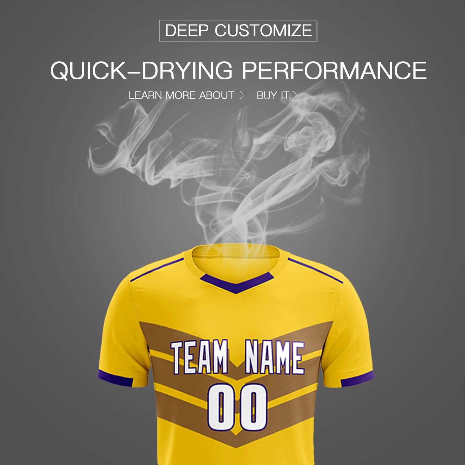 Custom Gold01 Purple Men Uniform Soccer Sets Jersey