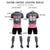 Custom Gray Light Pink Men Uniform Soccer Sets Jersey