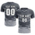 Custom Dark Gray Gray Men Uniform Soccer Sets Jersey