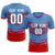 Custom Light Blue Red Men Uniform Soccer Sets Jersey