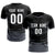 Custom Black Gray Men Uniform Soccer Sets Jersey