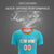 Custom Aqua Orange Quick Dry Training Uniform Soccer Sets Jersey