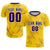 Custom Yellow Purple Quick Dry Training Uniform Soccer Sets Jersey