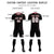 Custom Black Crimson Quick Dry Training Uniform Soccer Sets Jersey