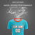 Custom Aqua Orange Quick Dry Training Uniform Soccer Sets Jersey