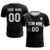 Custom Black Gray Training Uniform For Men Soccer Sets Jersey