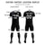 Custom Black Gray Training Uniform For Men Soccer Sets Jersey