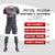 Custom Gray Light Pink Training Uniform For Men Soccer Sets Jersey