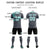 Custom Gray Bright Green Training Uniform For Men Soccer Sets Jersey