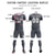 Custom Gray Light Pink Training Uniform For Men Soccer Sets Jersey