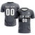 Custom Gray Black Training Uniform For Men Soccer Sets Jersey