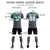 Custom Gray Bright Green Training Uniform For Men Soccer Sets Jersey