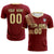 Custom Crimson Khaki Training Uniform For Men Soccer Sets Jersey