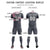 Custom Gray Light Pink Training Uniform For Men Soccer Sets Jersey