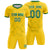 Custom Gold01 Kelly Green Men Uniform Soccer Sets Jersey